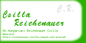 csilla reichenauer business card